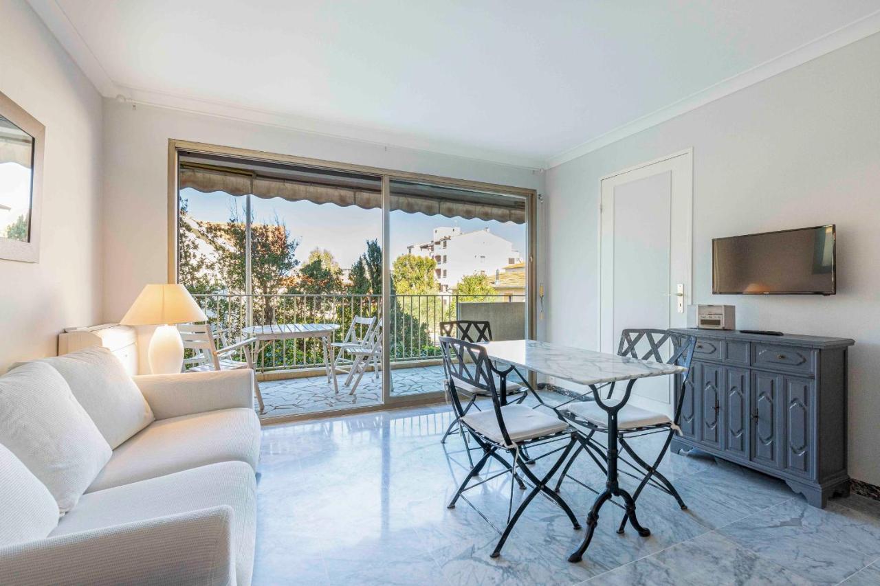 Chez J-P - 100M Beach 2-4Pers Terrace Sea View Pool Garage Antibes Exterior photo